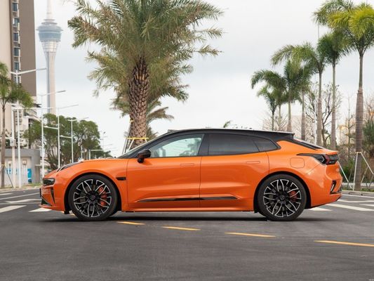 2023 You Versione Zeekr 001 100kwh arancione Z-sport Automobile Car con numero e 5 sedili
