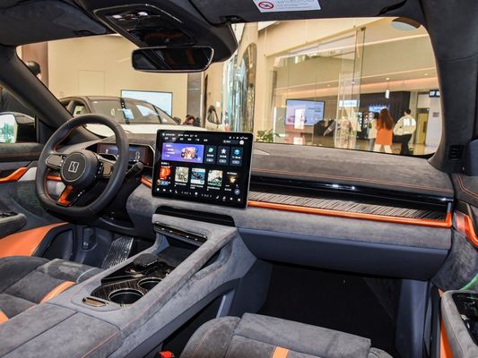 Autovettura elettrica a sospensione indipendente a doppia spalla 2024 Zeekr001 You100kwh AWD Nero Arancio